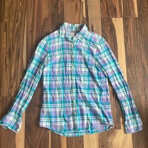 J. Crew flannel button down shirt